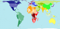 Les inégalités du tourisme selon WorldMapper